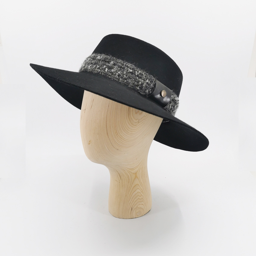 Chapeau capeline noir – EMMA