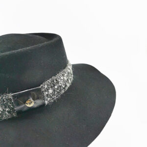 Chapeau Feutre Capeline Noire