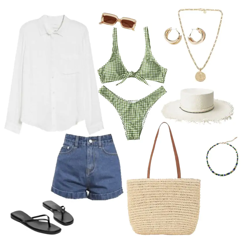porter chapeau canotier look plage