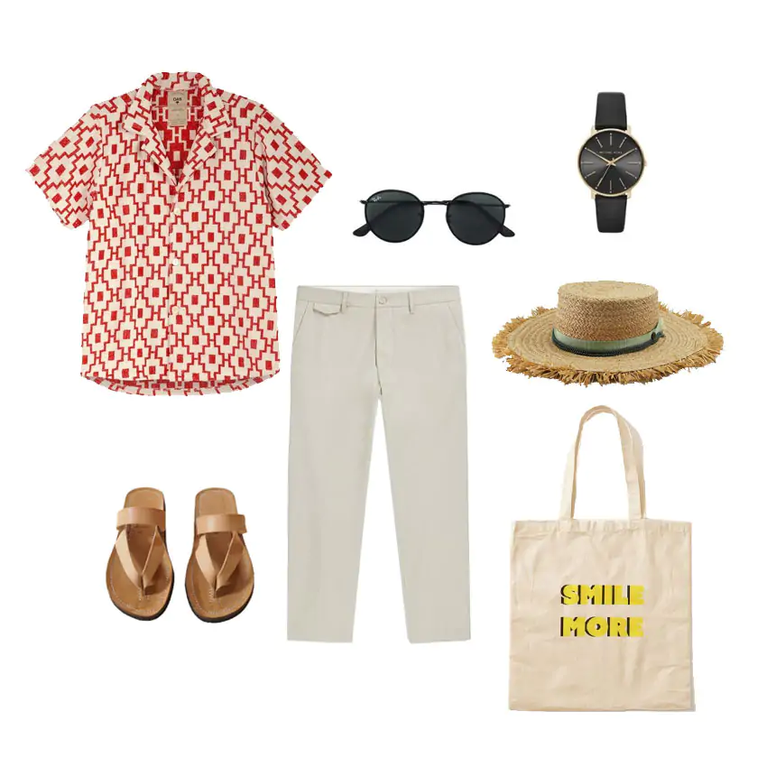 Look chapeau canotier made in france Homme Jazzy