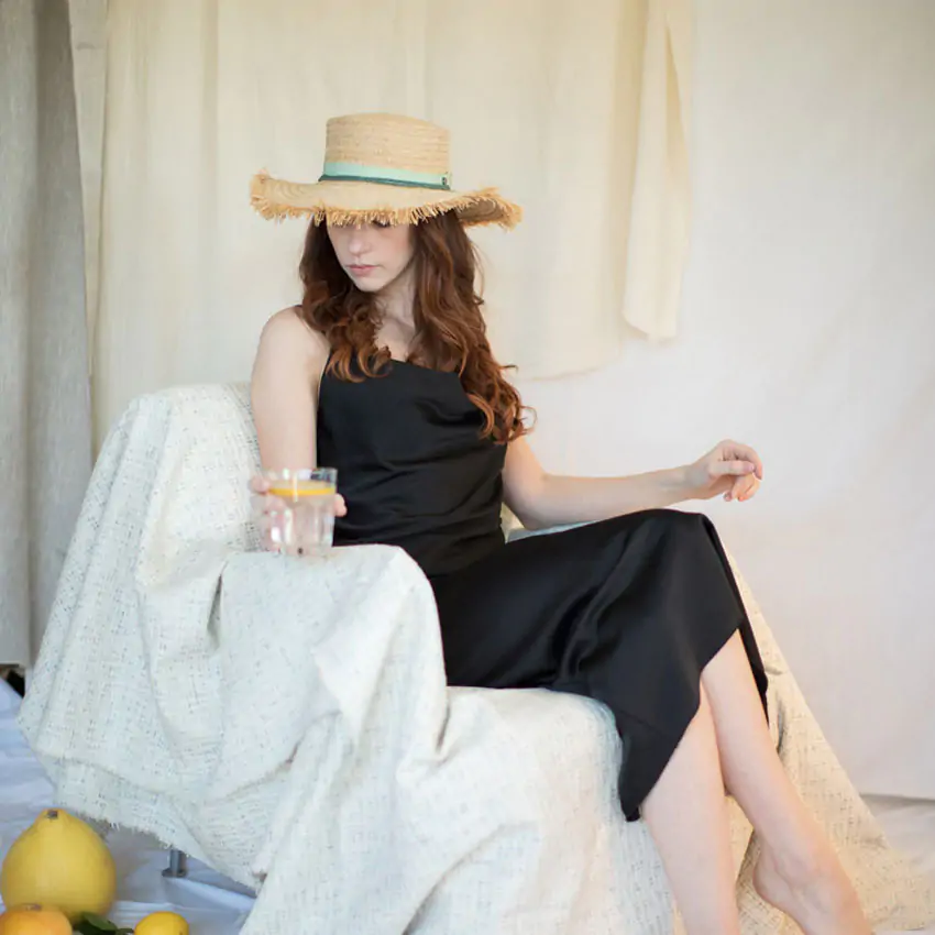 Canotier femme raphia – BÉLO