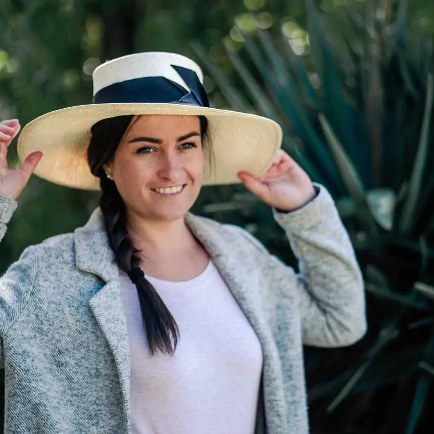 chapeau capeline femme paille panama fabrique main france nantes