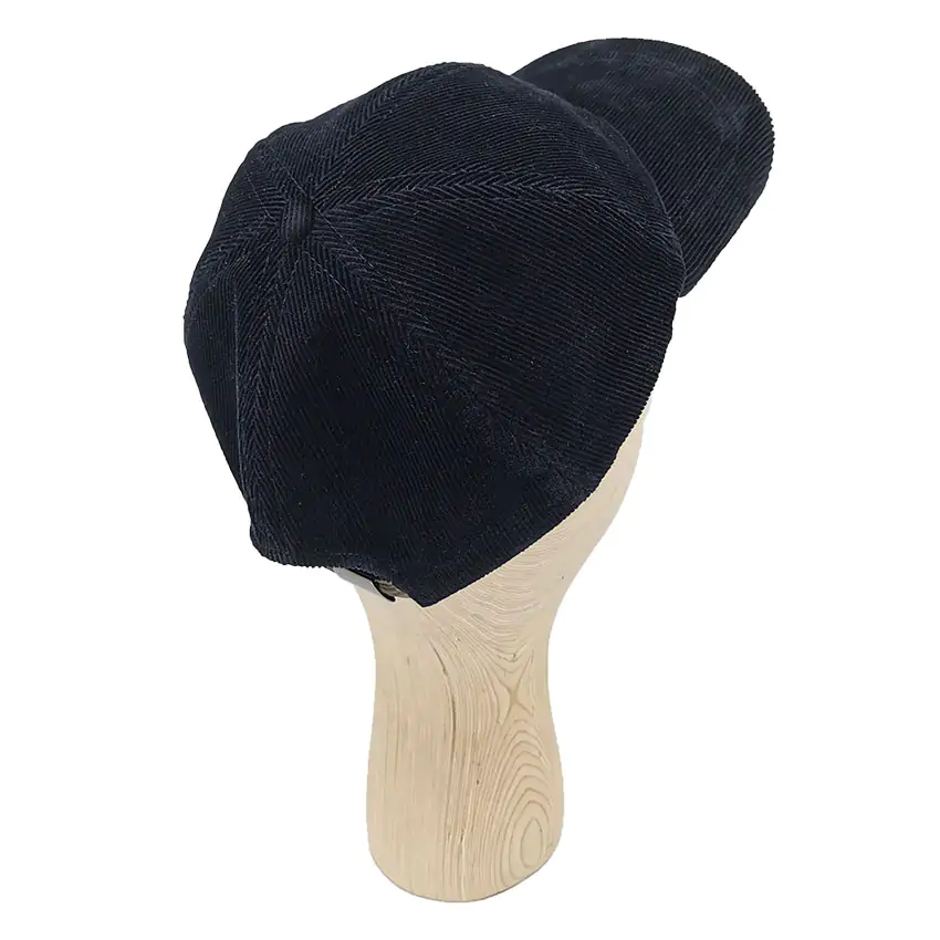 Casquette Velours Bleu Nuit