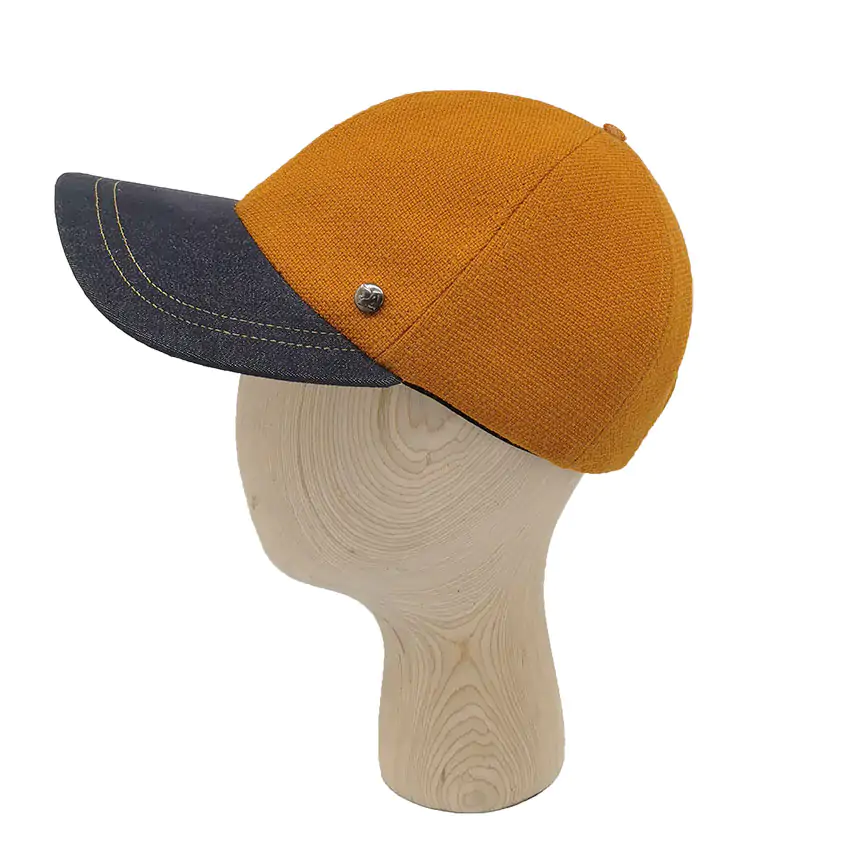 Casquette souple orange dad cap – DAVY