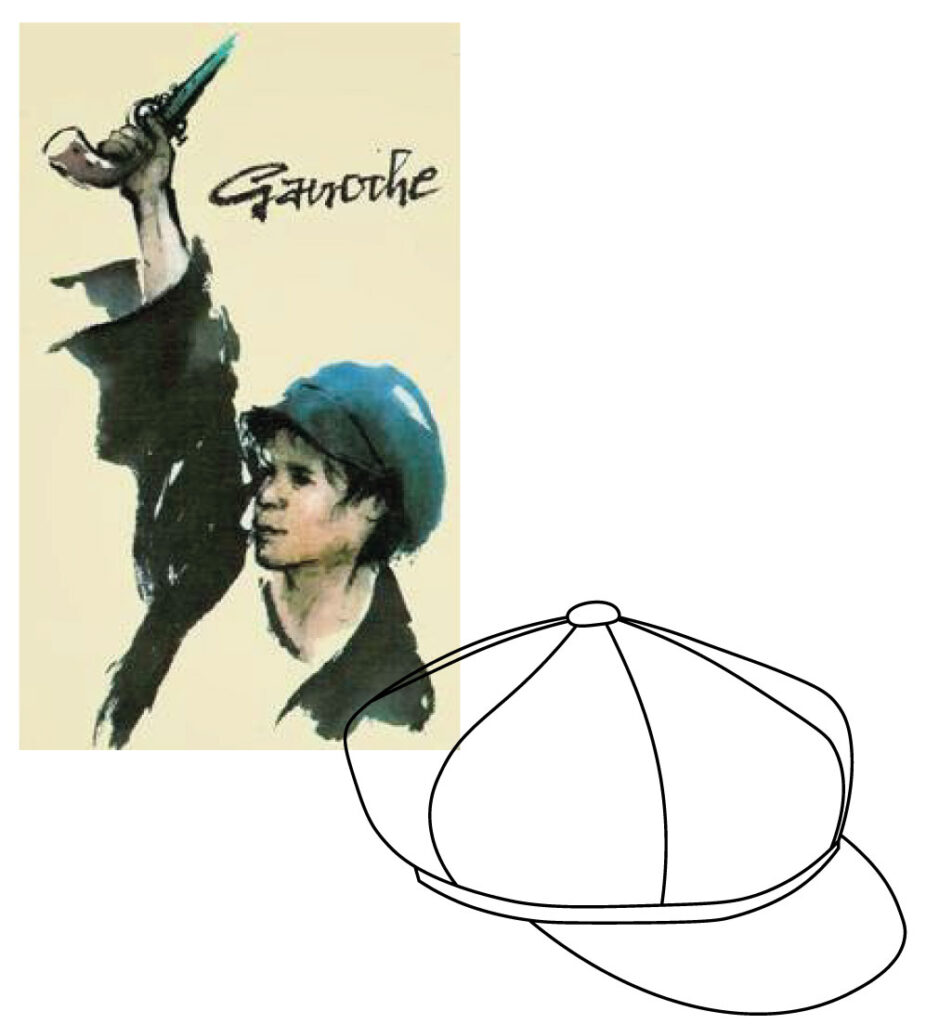 Casquette Gavroche Les Miserables Forme