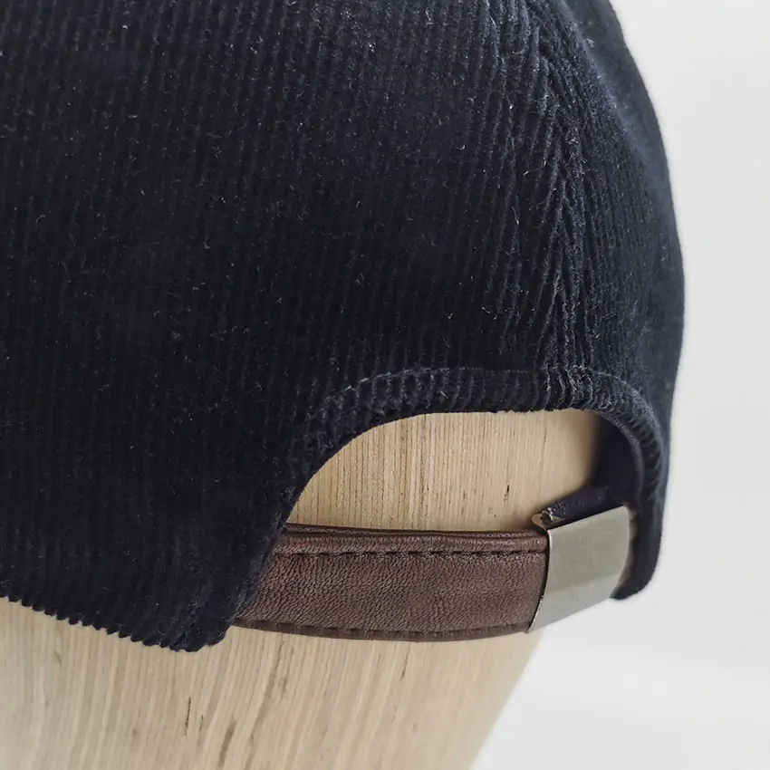 Casquette Velours Bleu Nuit Arrière