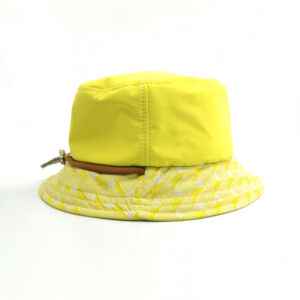 chapeau bob de pluie jaune pour femme made in france
