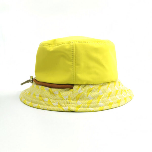 chapeau bob de pluie jaune pour femme made in france