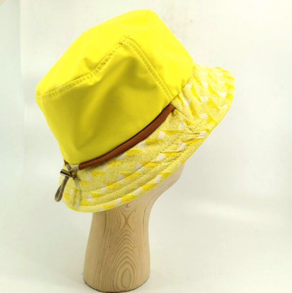 chapeau bob de pluie jaune pour femme fabriqué en France