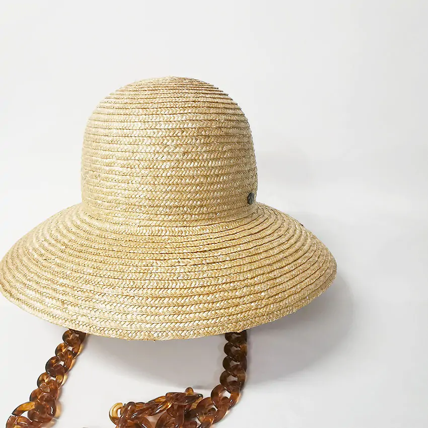 Chapeau cloche en paille – LUD