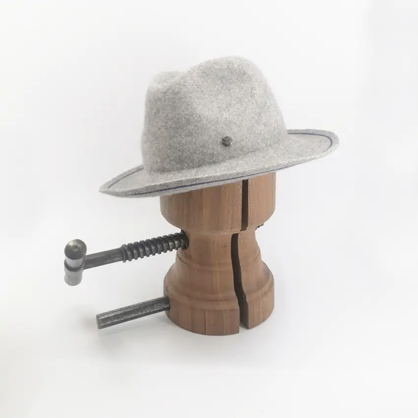 Chapeau Fedora Feutre Bord Releve