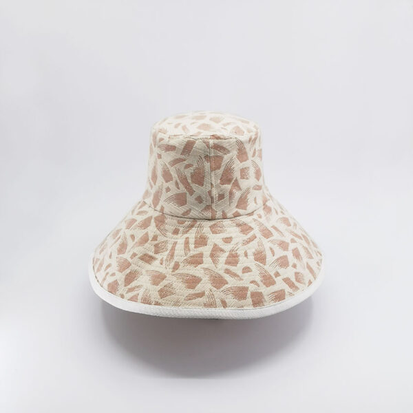 Chapeau Tissus Bord Large