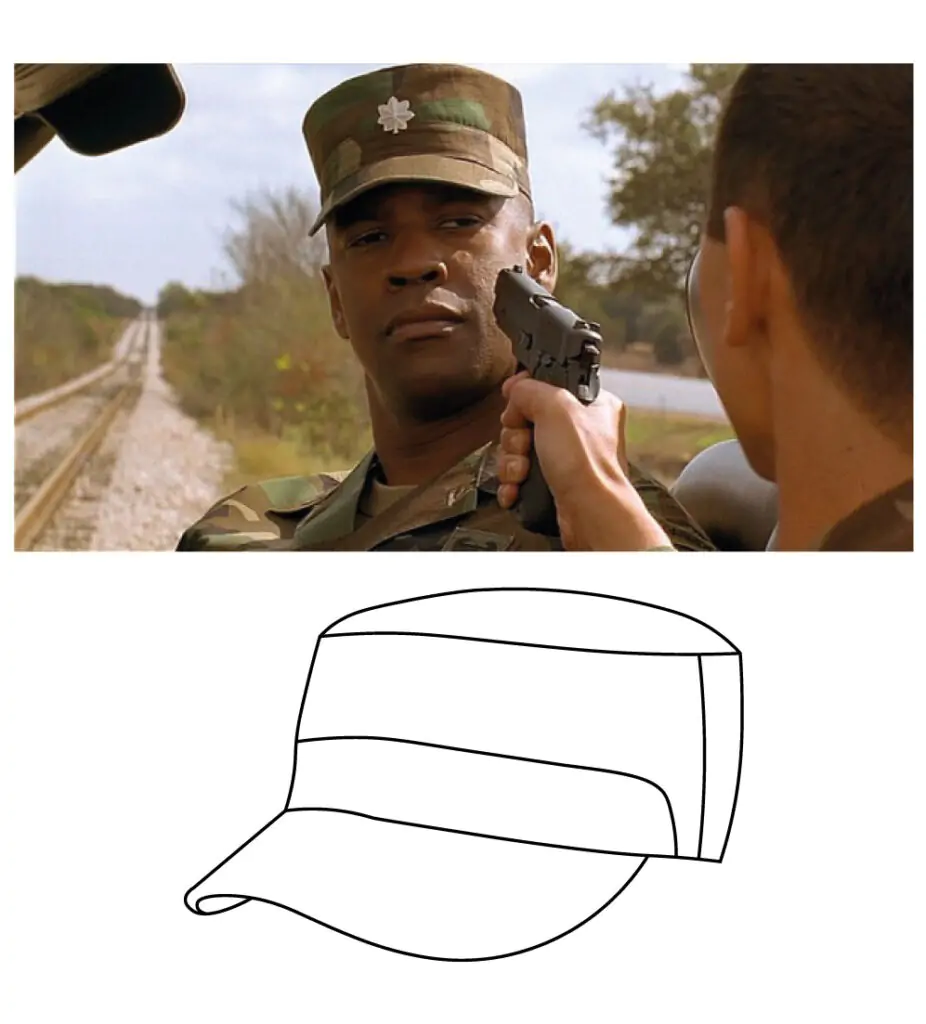 Forme Casquette Militaire Homme