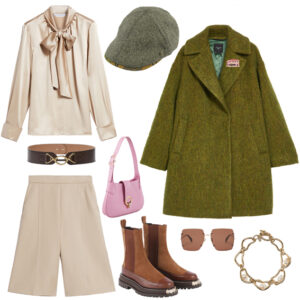 Look Femme Casquette Laine