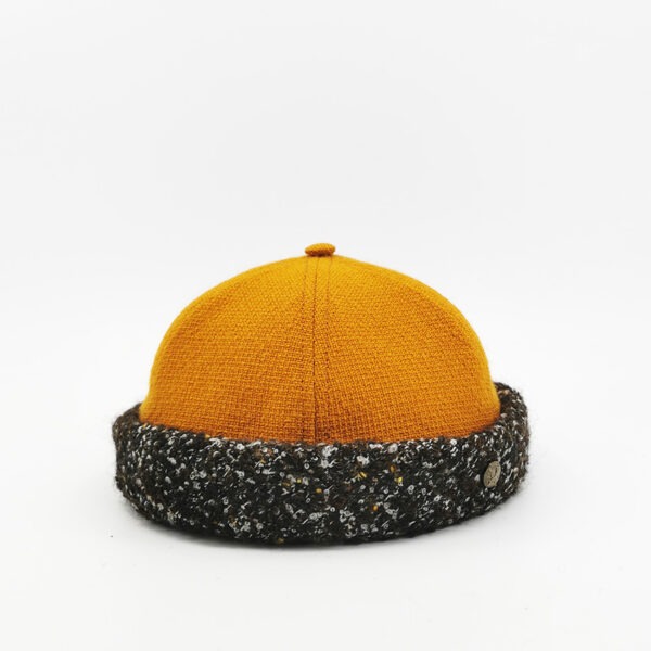 Bonnet Docker Laine Orange