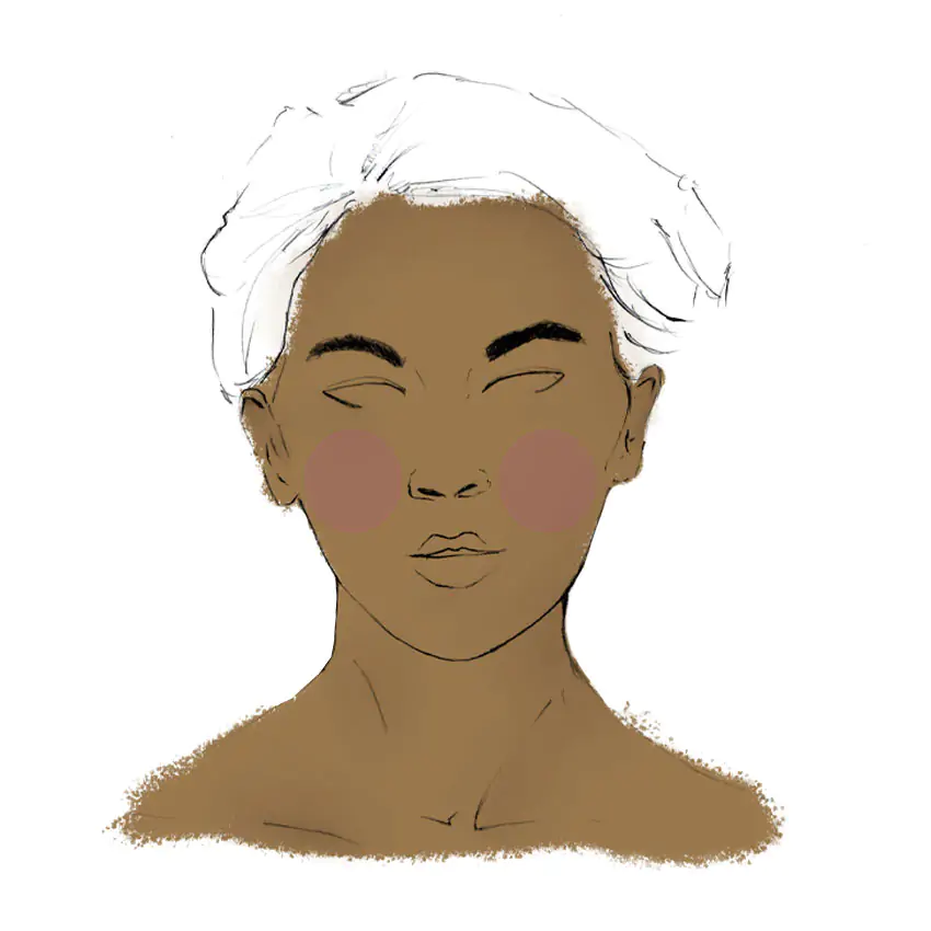 Visage Triangle Haut