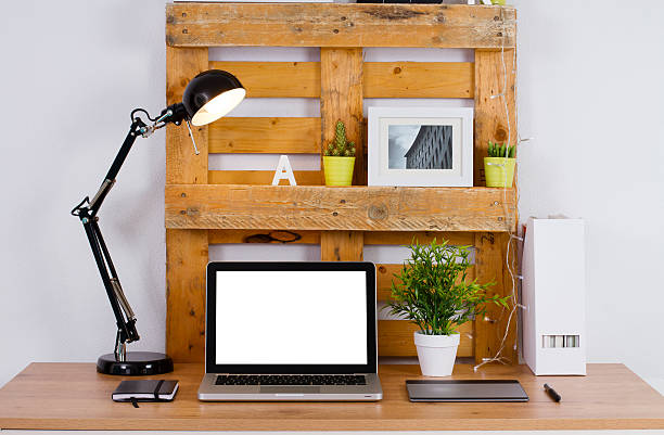 Bureau en bois de palette
