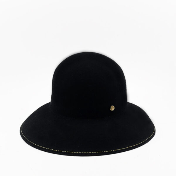 chapeau cloche noir Feutre Made In France