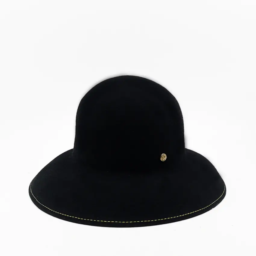 chapeau cloche noir Feutre Made In France