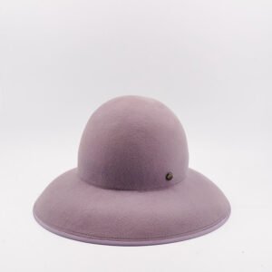 chapeau cloche violet Made In Frnace
