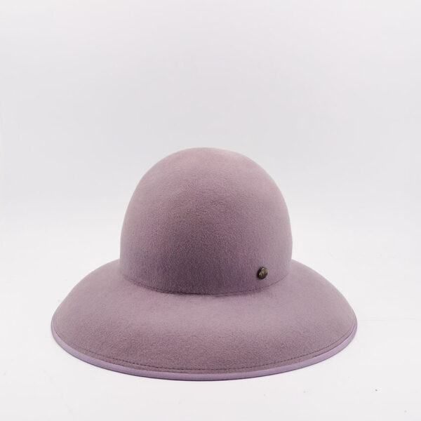 chapeau cloche violet Made In Frnace