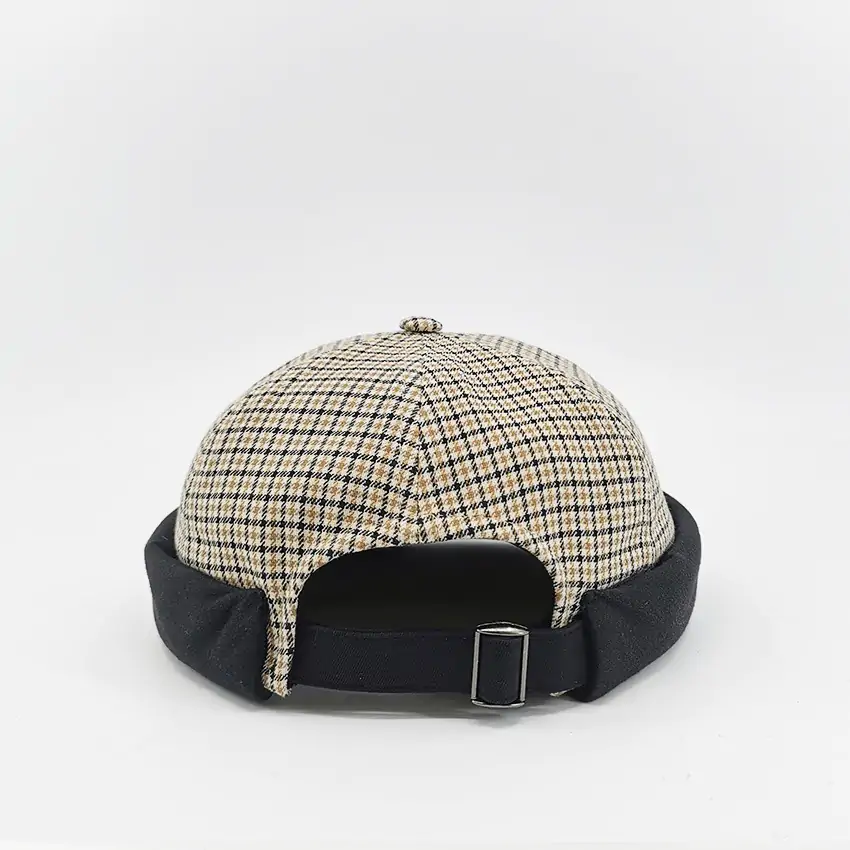 Bonnet Docker Carreaux Made In France