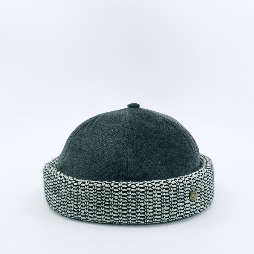 Bonnet Docker Velours Vert