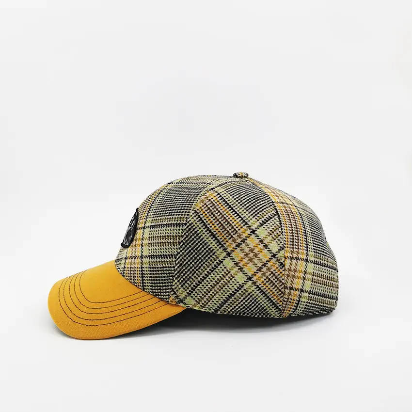 Casquette américaine carreaux – PAOLO
