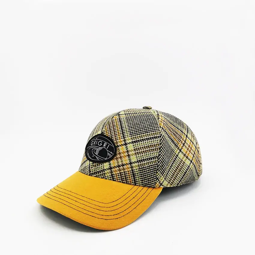 Casquette américaine carreaux – PAOLO