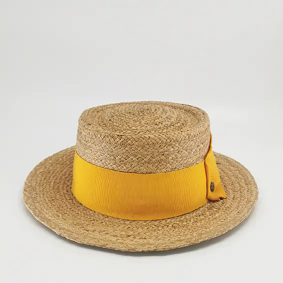 Canotier Raphia Femme