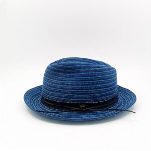 trilby bleu coton été mixte