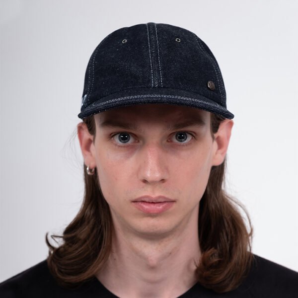 casquette en denim brut grimel les dames