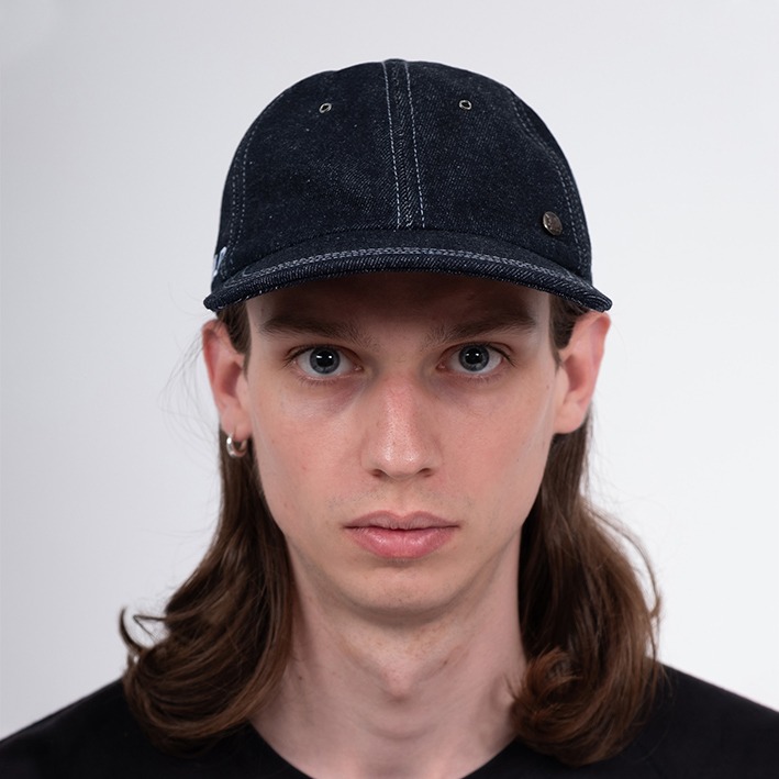 casquette en denim brut grimel les dames
