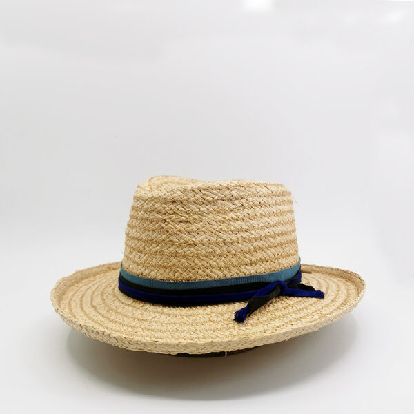chapeau raphia trilby