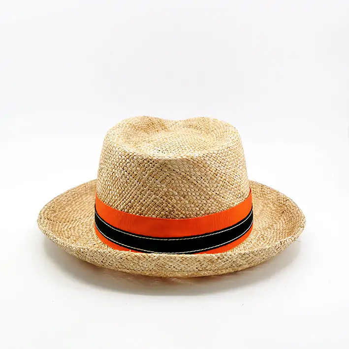 chapeau paille orange fabrique france