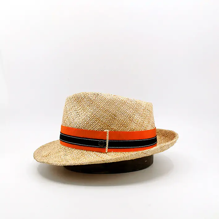 Chapeau paille orange – SIMON