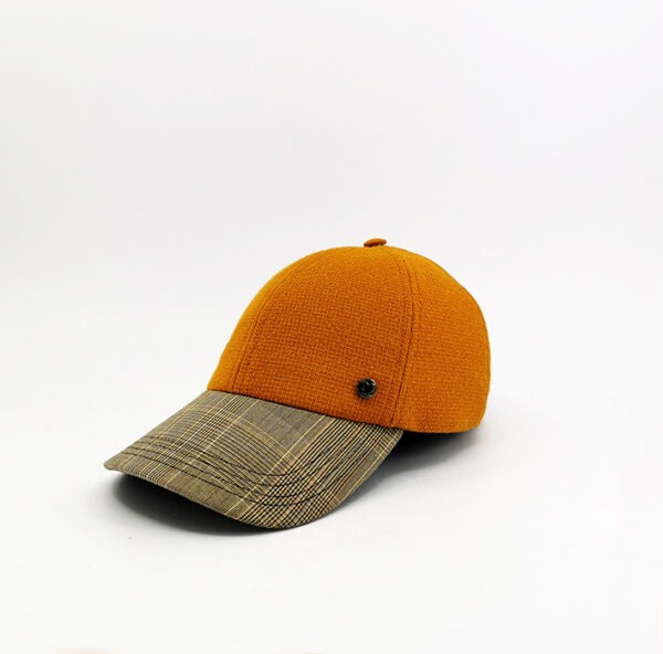 casquette baseball orange studio grimel