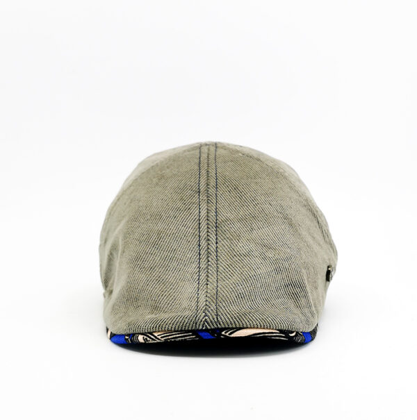 casquette plate homme velours gris duckbill