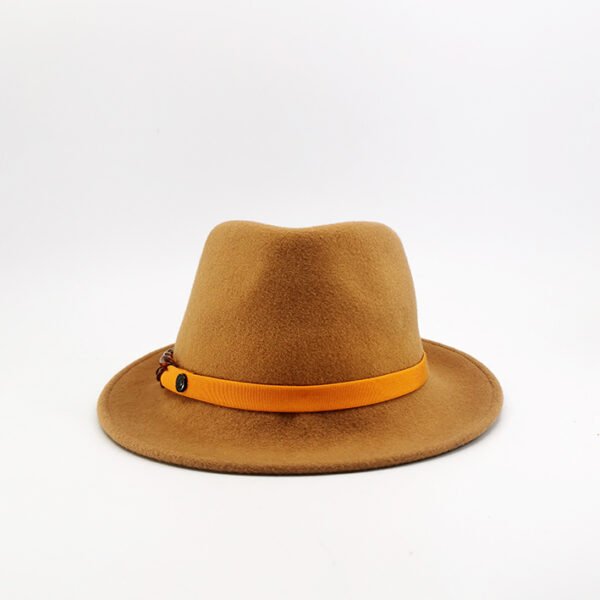 chapeau trilby femme feutre camel