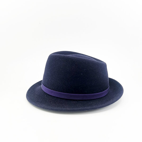 chapeau trilby marine