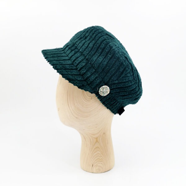 casquette marin velours vert