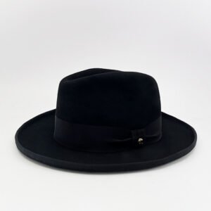 chapeau feutre noir made in france