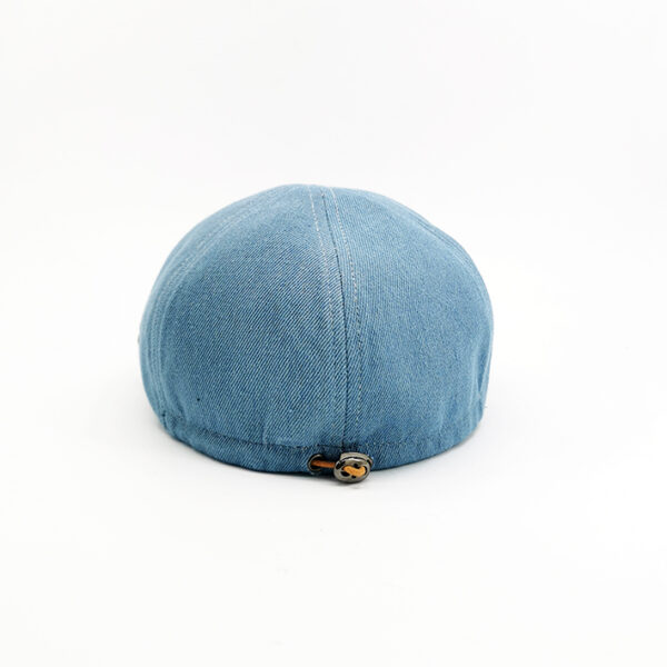 casquette bleu ciel artisanale