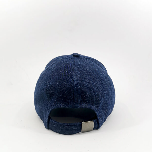 casquette lin bleu baseball