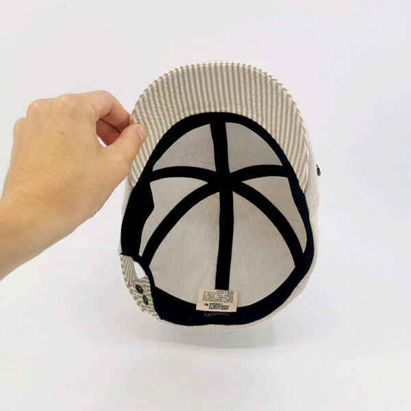 casquette plate ete beige