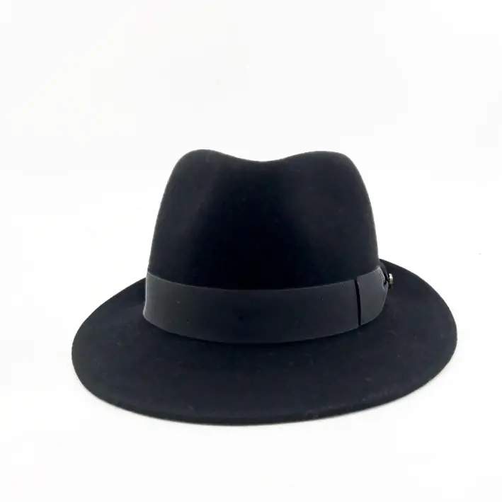 chapeau trilby feutre noir