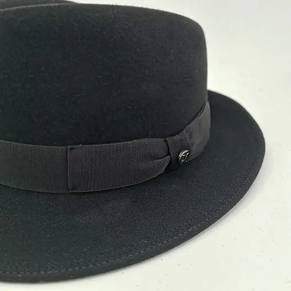 chapeau trilby noir