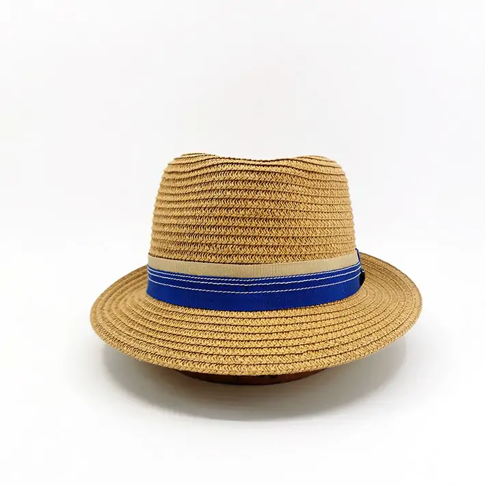 trilby paille camel été