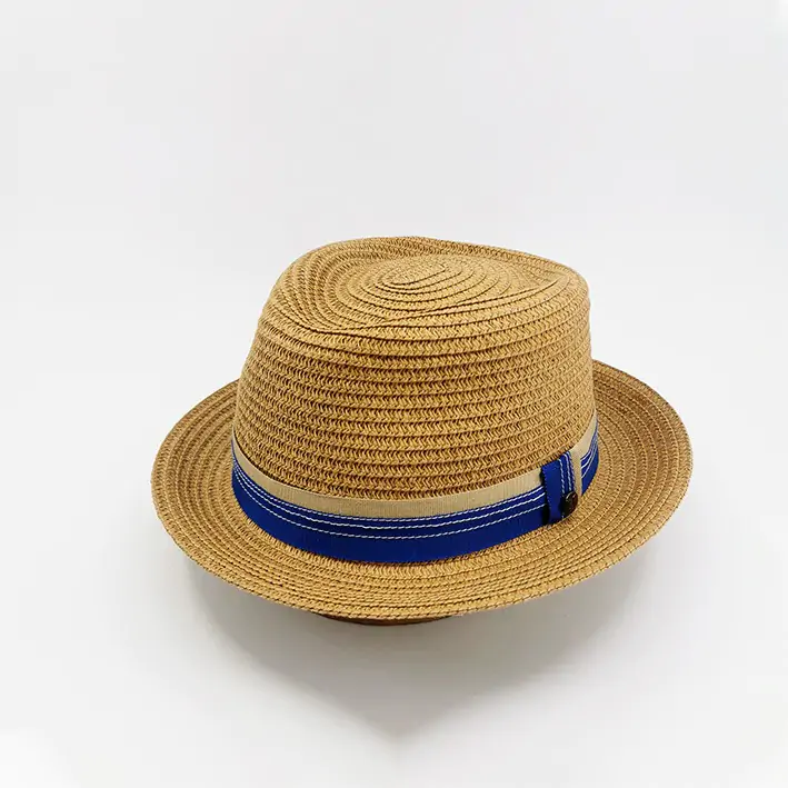 trilby paille camel indeformable