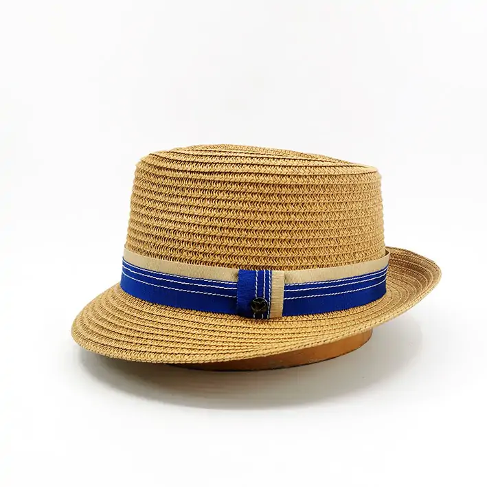 trilby paille camel made in france